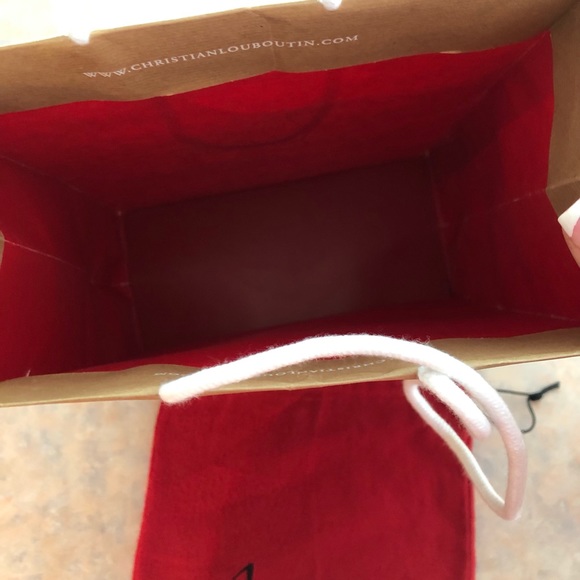 Christian Louboutin Black Red Follies Lace 100 Pumps - Picture 4 of 11